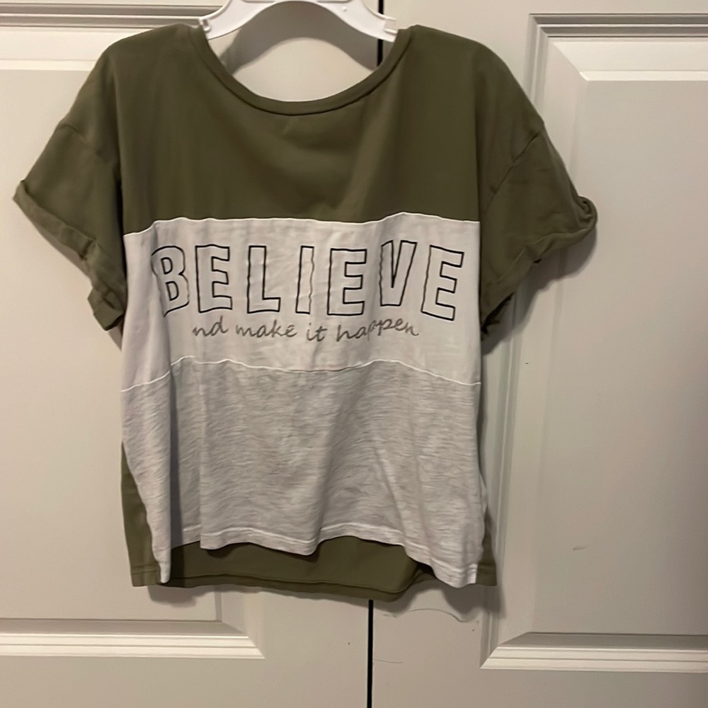 Cute Casual Crop Tee